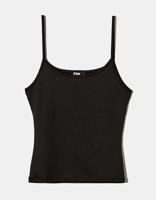 TALLY WEiJL, Schwarzes Basic Tanktop for Women