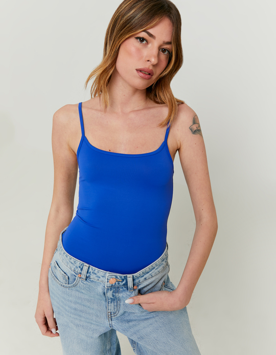 TALLY WEiJL, Blue Basic Tank Top for Women