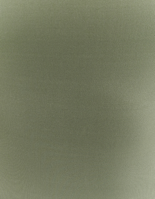 TALLY WEiJL, Tiefes Khaki Basic Tanktop for Women