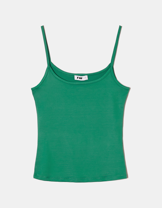 TALLY WEiJL, Grünes Basic-Tanktop for Women