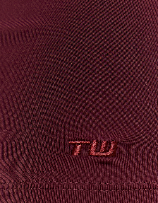 TALLY WEiJL, Burgundy Basic Tank Top for Women