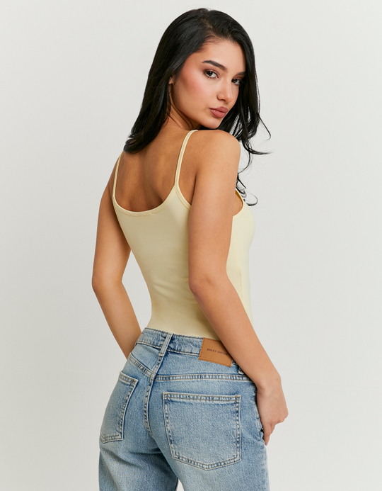 TALLY WEiJL, Yellow Basic Tank Top for Women