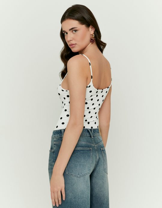 TALLY WEiJL, Polk Dots Basic Tank Top for Women