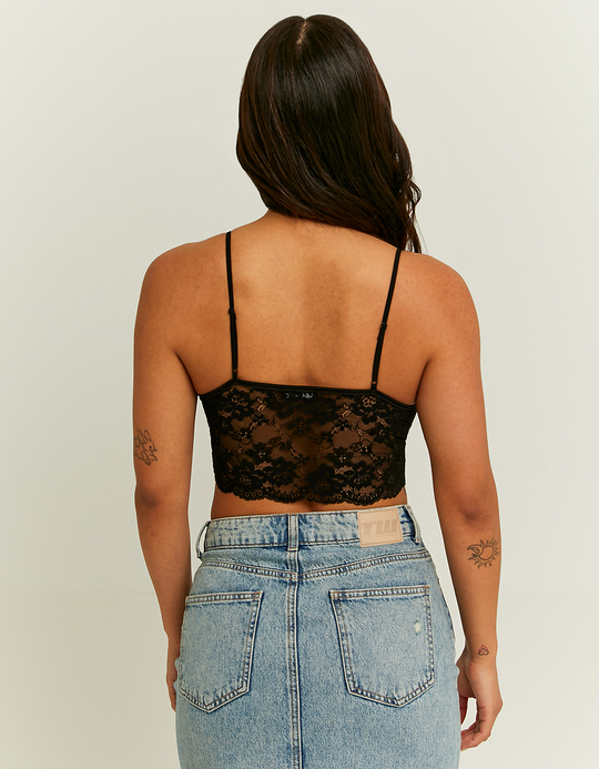 TALLY WEiJL, Bralette Nera in Pizzo for Women