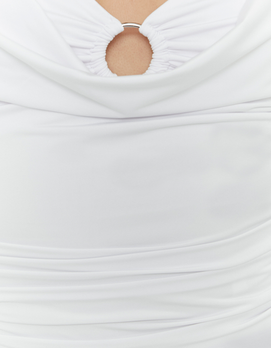 TALLY WEiJL, White Crop Top for Women