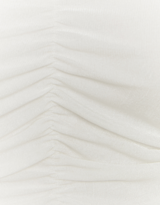 TALLY WEiJL, Weißes Fancy Rüschen-Top for Women