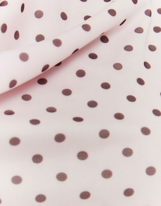TALLY WEiJL, Pink Polka Dot Crop Top for Women
