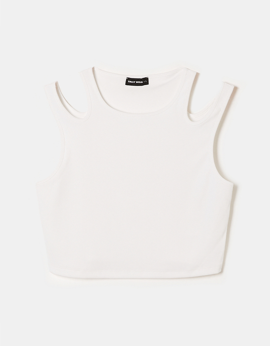TALLY WEiJL, Cut Out Crop Top for Women