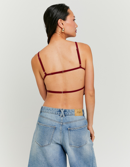 TALLY WEiJL, Pink Flower Top in Mesh for Women