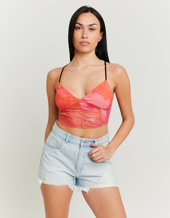 TALLY WEiJL, Mesh Crop Top for Women