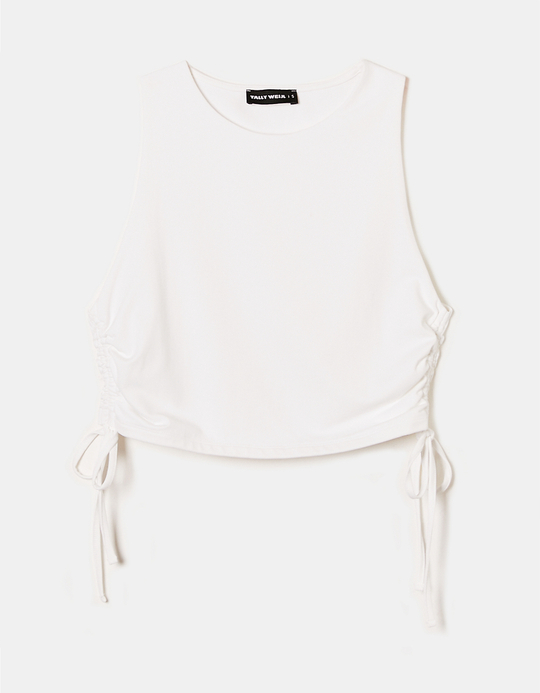 TALLY WEiJL, Weißes kurzes Top for Women