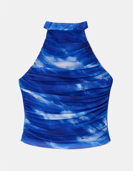 TALLY WEiJL, Blue Cropped Top for Women