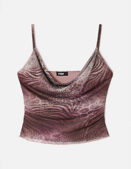 TALLY WEiJL, Top with Animal Print for Women