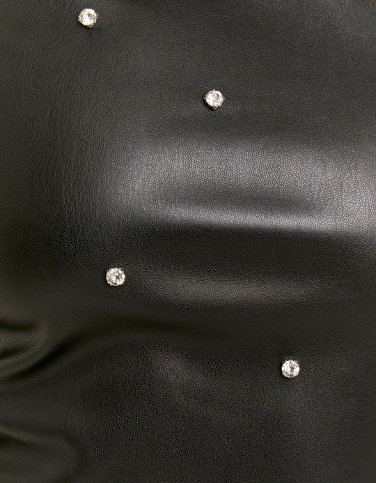 TALLY WEiJL, Black Top whith Strass for Women