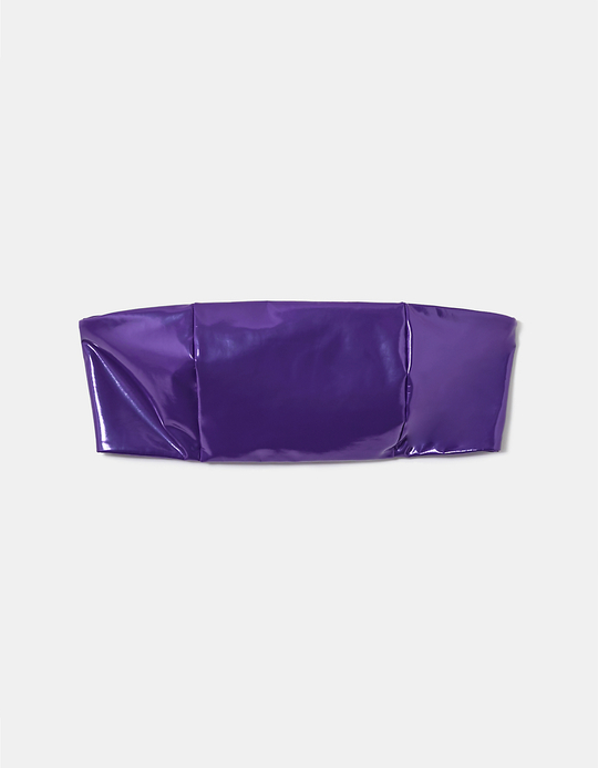TALLY WEiJL, Lila Party Bandeau-Top for Women