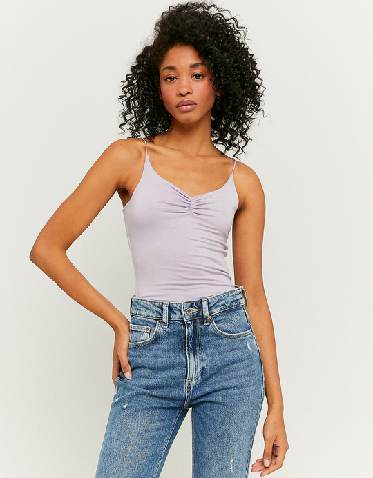 TALLY WEiJL, Violettes Basic Träger Top for Women