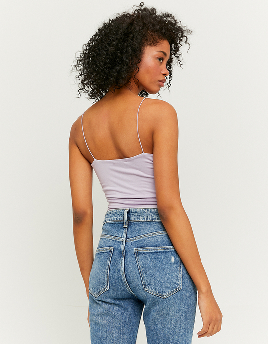 TALLY WEiJL, Violettes Basic Träger Top for Women