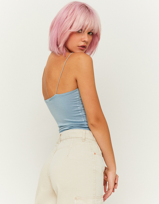 TALLY WEiJL, Top Basique Bleu for Women