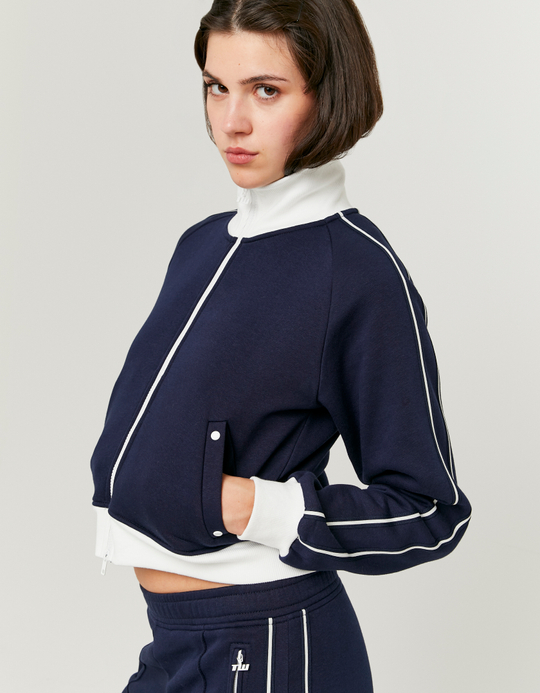 TALLY WEiJL, Blue Knit Jacket for Women