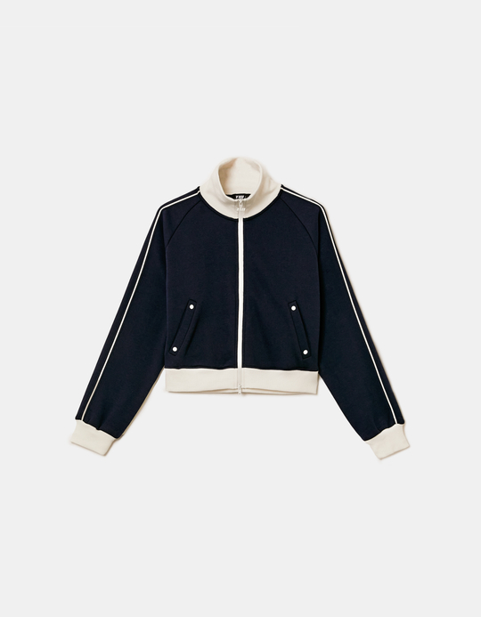 TALLY WEiJL, Blue Knit Jacket for Women