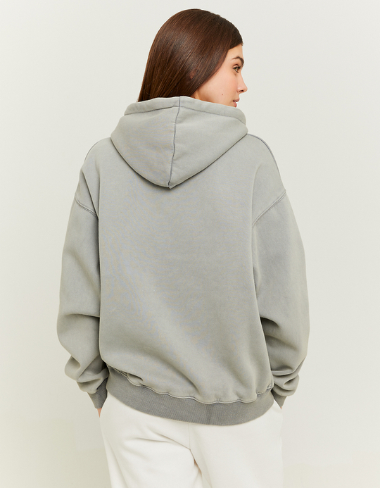 TALLY WEiJL, Beige acid wash oversize Hoodie for Women