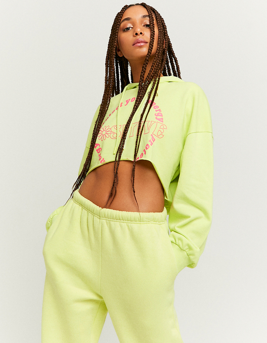 TALLY WEiJL, Bedruckte Cropped Hoodie for Women