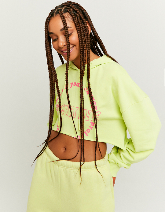 TALLY WEiJL, Sweat à Capuche Court Imprimé for Women