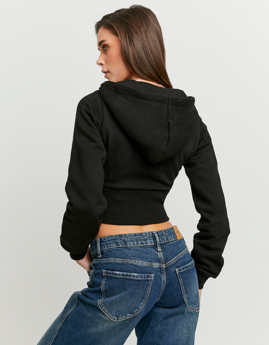 TALLY WEiJL, Black Zip Up Hoodie for Women