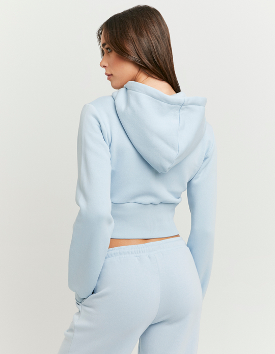 TALLY WEiJL, Blue Zip Up Hoodie for Women