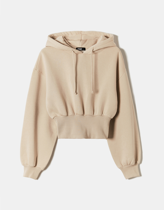 TALLY WEiJL, Beigefarbener Kapuzenpullover for Women