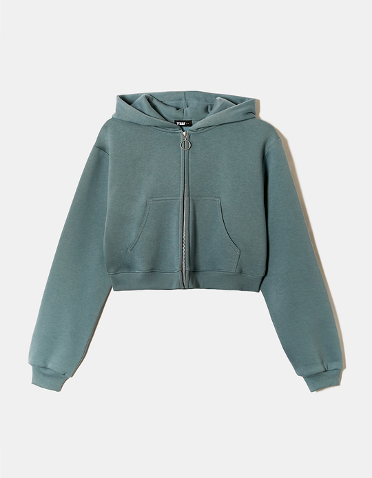 TALLY WEiJL, Sweat Court Bleu à Capuche for Women