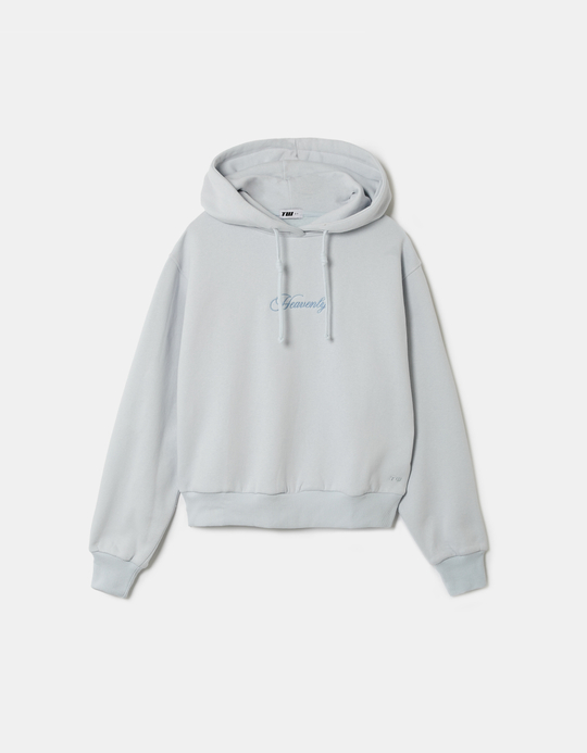 TALLY WEiJL, Blaues Sweatshirt mit Stickerei for Women