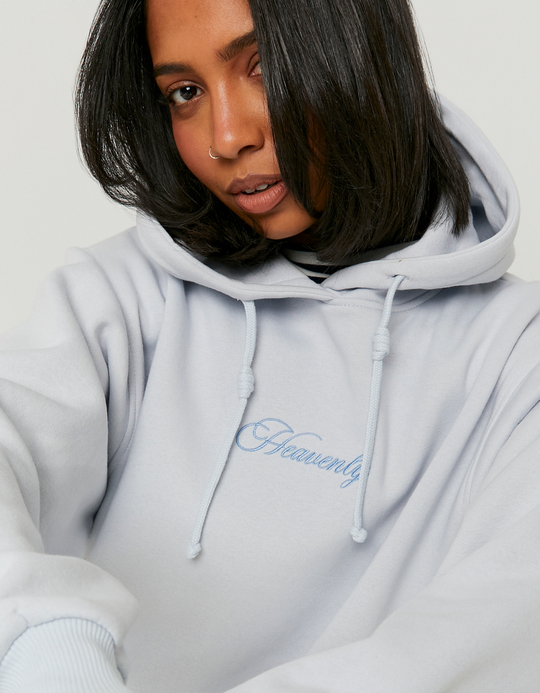 TALLY WEiJL, Blaues Sweatshirt mit Stickerei for Women