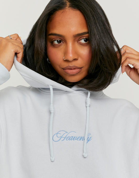 TALLY WEiJL, Blaues Sweatshirt mit Stickerei for Women