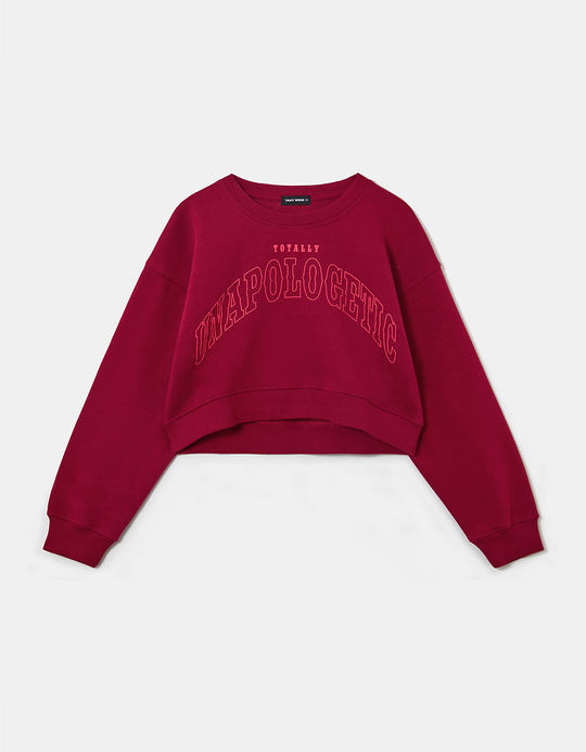 TALLY WEiJL, Rotes Bedrucktes Sweatshirt for Women