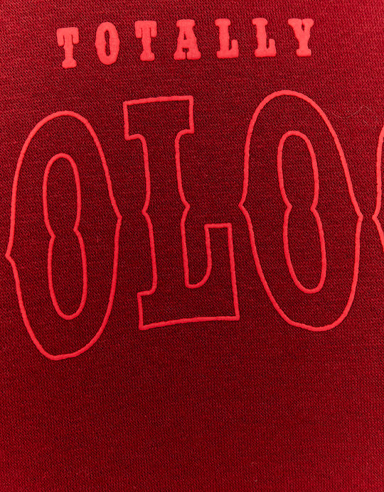 TALLY WEiJL, Rotes Bedrucktes Sweatshirt for Women