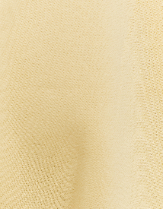 TALLY WEiJL, Yellow Cropped Printed Sweatshirt for Women