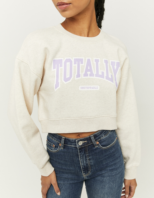 TALLY WEiJL, Sweatshirt Imprimé Beige for Women