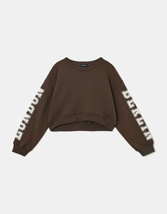 TALLY WEiJL, Sweatshirt Imprimé Marron for Women