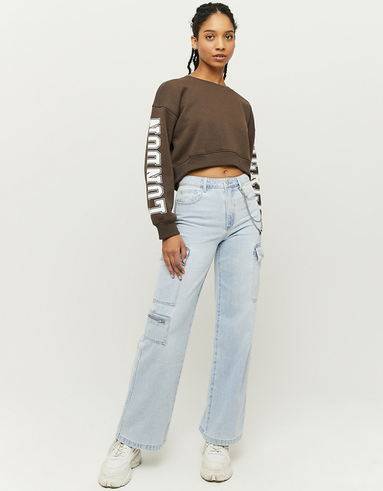 TALLY WEiJL, Sweatshirt Imprimé Marron for Women