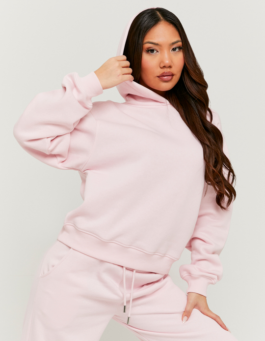 TALLY WEiJL, Pink Basic Hoodie for Women