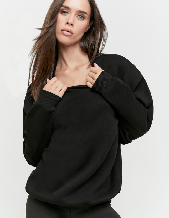 TALLY WEiJL, Black Basic Sweatshirt for Women