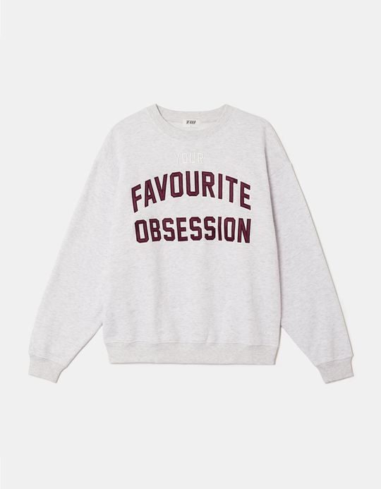 TALLY WEiJL, Sweat Gris Brodé for Women