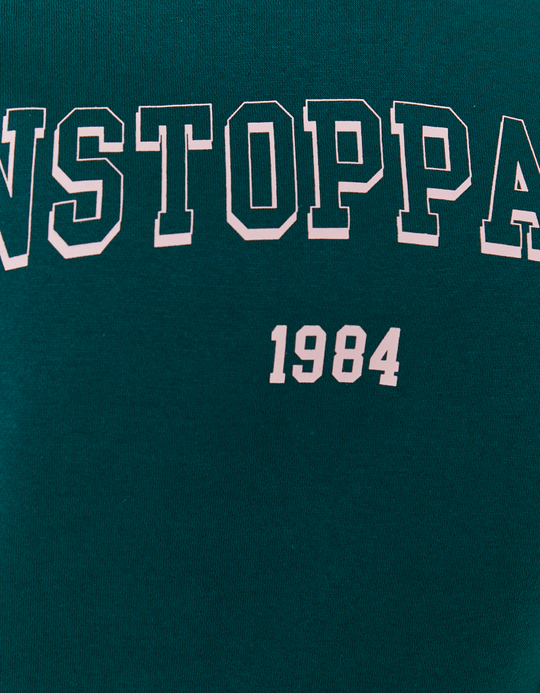 TALLY WEiJL, Green Sweatshirt with Graphic Detail for Women