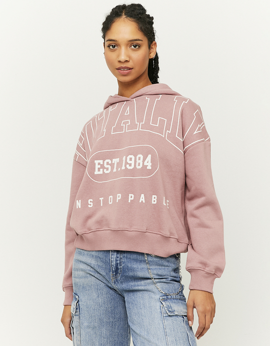TALLY WEiJL, Sweat à Capuche Imprimé Rose for Women