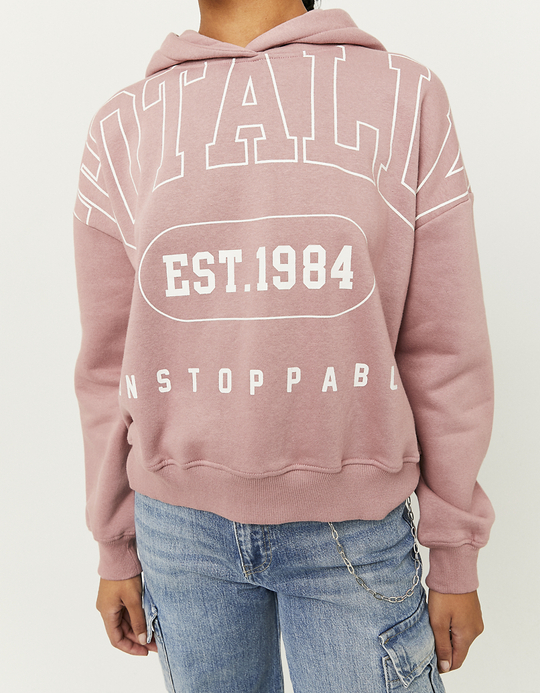 TALLY WEiJL, Sweat à Capuche Imprimé Rose for Women
