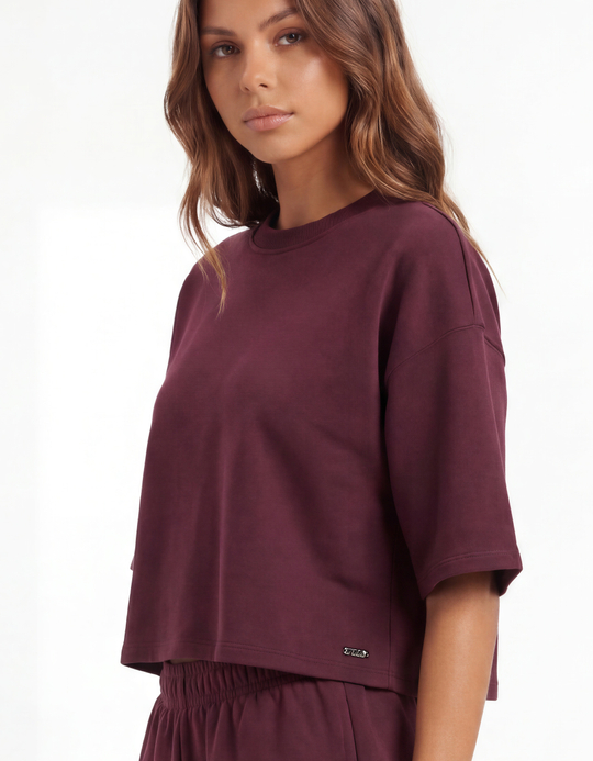 TALLY WEiJL, T-shirt ampia viola for Women