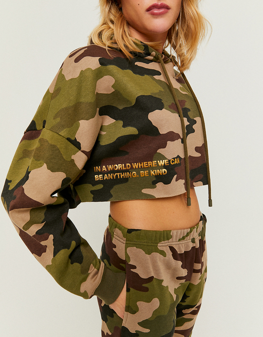 TALLY WEiJL, Sweat Camouflage à Capuche for Women