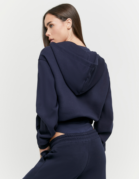 TALLY WEiJL, Blue Zip Up Hoodie for Women