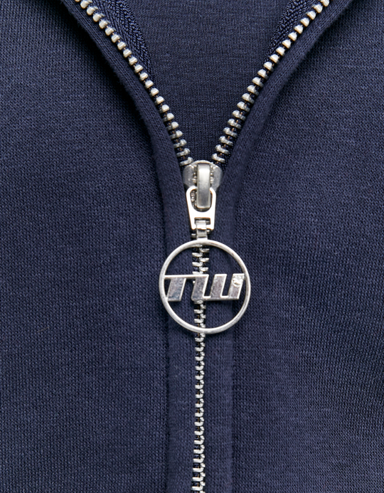 TALLY WEiJL, Blue Zip Up Hoodie for Women